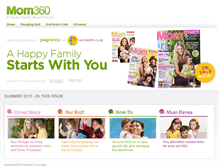 Tablet Screenshot of mom360.com